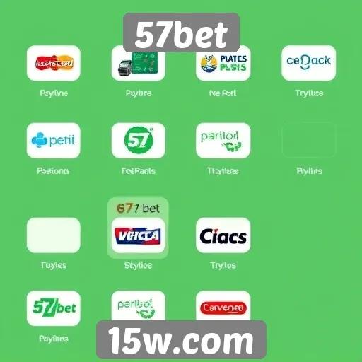 Métodos de pagamento disponíveis no 57bet
